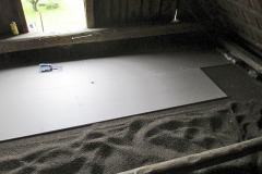 3 - Kladenie prvej vrstvy dosiek