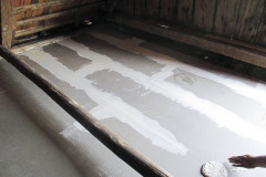 7 - Zatmelenie druhej vrstvy dosiek