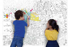 XXL maľovanky Play je možné použiť ako tapetu, obrus či plagát, 115 × 80 cm, cena 20 eur, www.bonami.sk