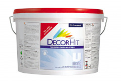 Extra snehobiela farba Decorhit sa neotiera, je umývatelná a hodí sa na namáhané steny v kuchyni, jedálni ci kúpelni (CHEMOLAK)