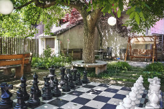 Záhradné šachy sú obľúbená kratochvíľa seniorov. Ďalšia možnosť, ktorá nevyžaduje žiadnu veľkú investíciu, je hra petang